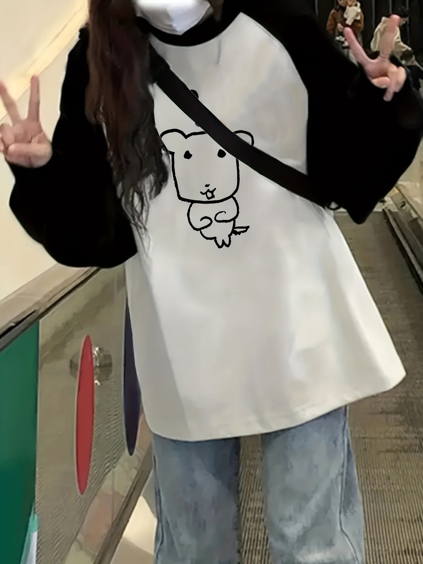 Direct To Garment Ink - T-shirt drôle à imprimé souris mignonne