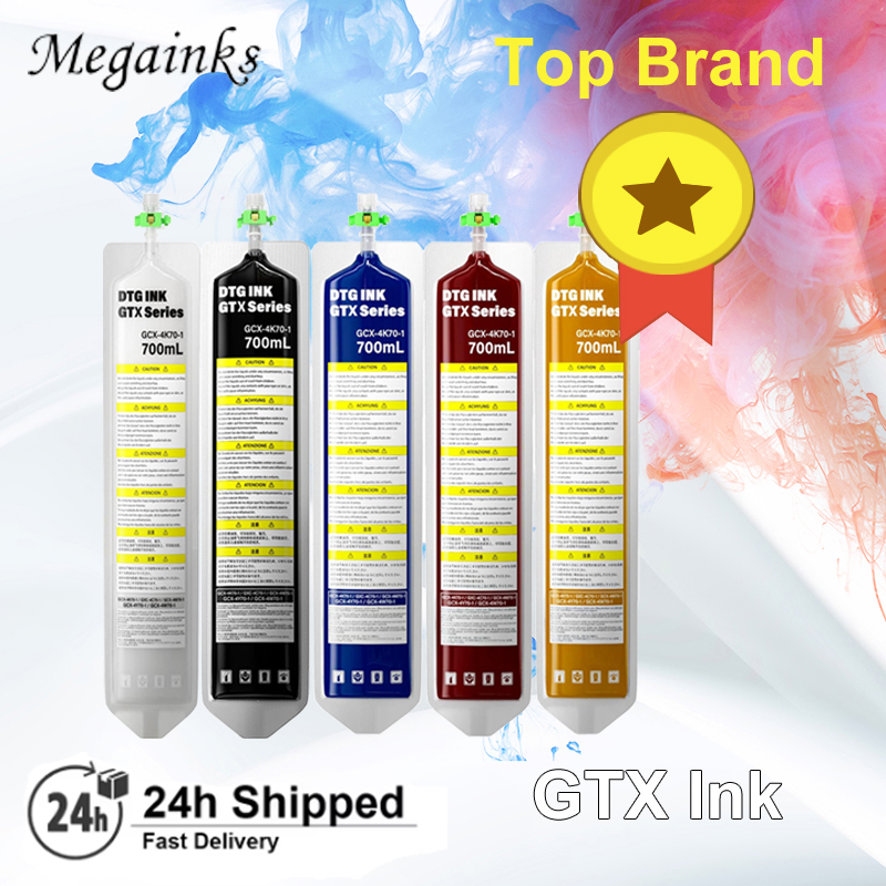 Direct To Garment Ink - Sac d'encre Textile GTX DTG 700ML,