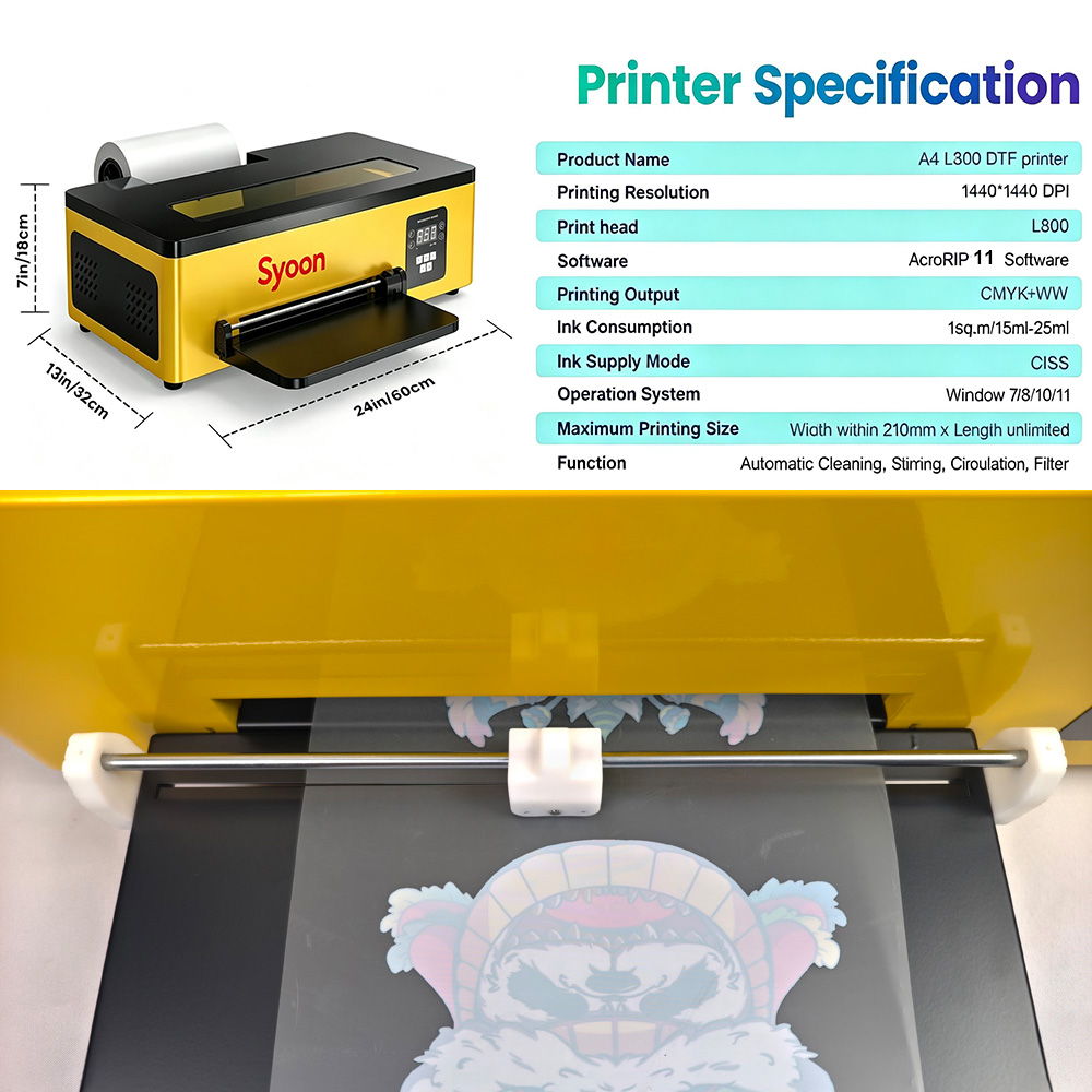 Imprimante DTF A4 améliorée av - Commercial Digital Printing avis et prix