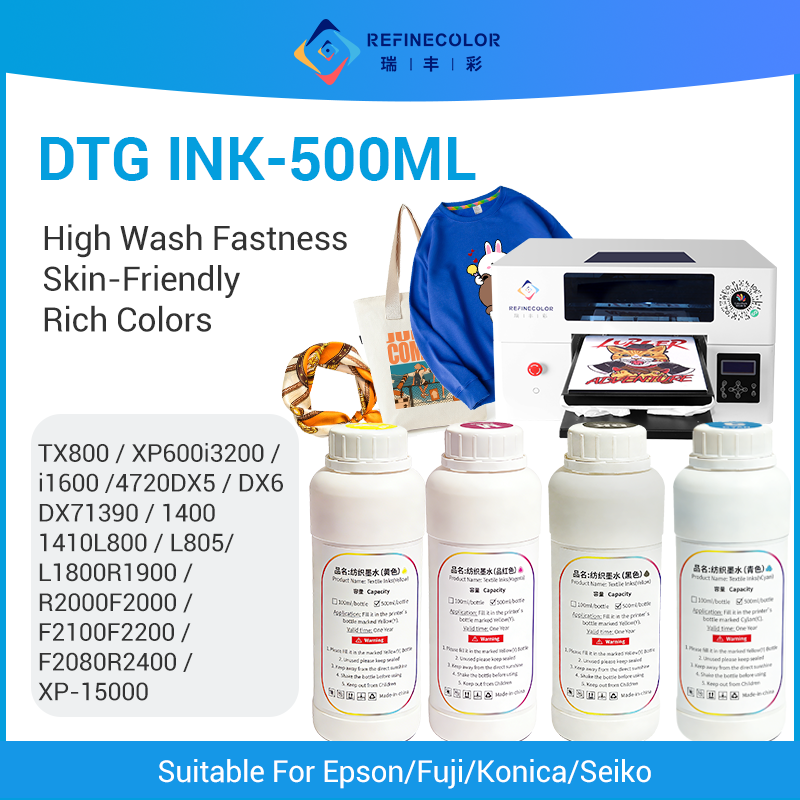 Encre textile DTG Refinecolor  - Direct To Garment Ink avis et prix