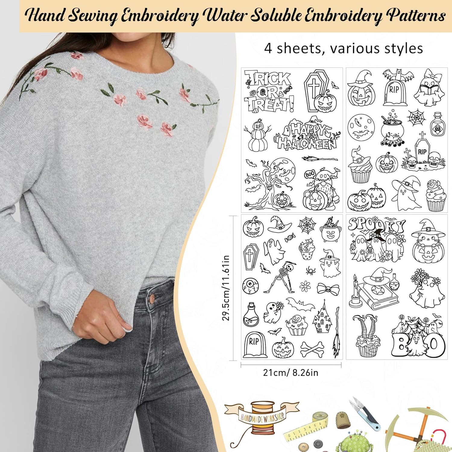 Motif de broderie stabilisateu - Embroidery Stabilizer Backing avis et prix